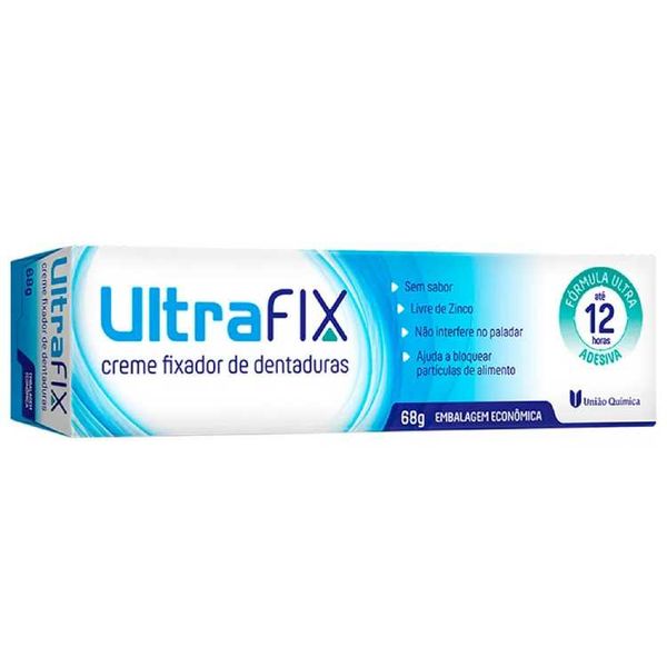 ULTRAFIX CREME FIX DENTADURA 68G S/SABOR UNIAO QUIMICA