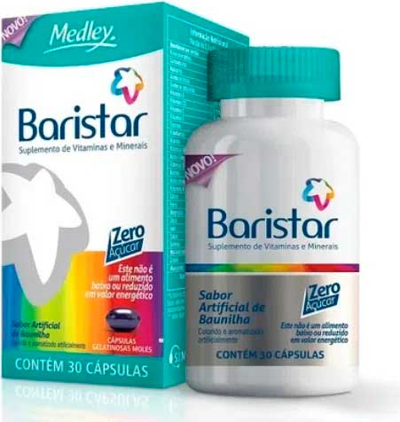 BARISTAR CX 30 CAPS GEL MEDLEY