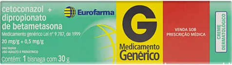 CETOCONAZOL+BETAMETASONA CR 30g EUROFARMA