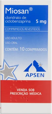 MIOSAN 5MG CX 10 COMP APSEN