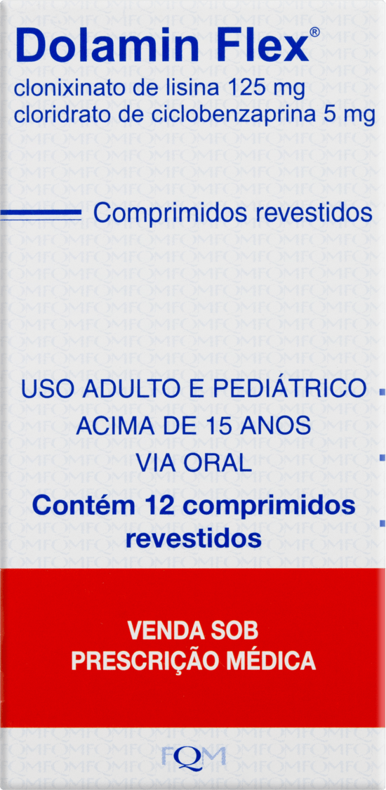 DOLAMIN FLEX 125+5MG CX 15 COMP FQM/FARMA