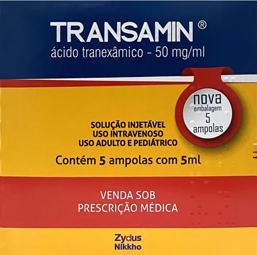 TRANSAMIN 5 PCC SOL INJ 5 AMP X 5ML ZYDUS NIKKHO