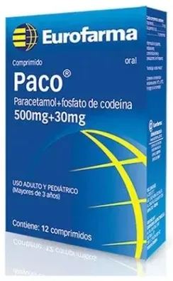 PARACETAMOL + COD CX 24 COMP EUROFARMA