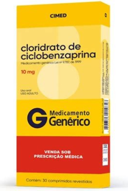 CICLOBENZAPRINA 10MG CX 15 COMP CIMED