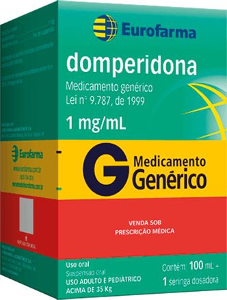 DOMPERIDONA 1MG OR100ML+1 SER DOS EUROFARMA