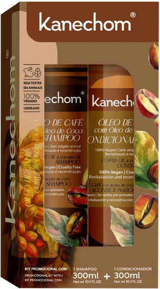 PROMOPACK KANECHOM OLEO DE CAFE SH 300ML+COND 300ML