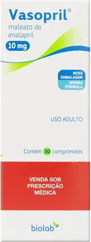 VASOPRIL 10MG CX 30 COMP BIOLAB