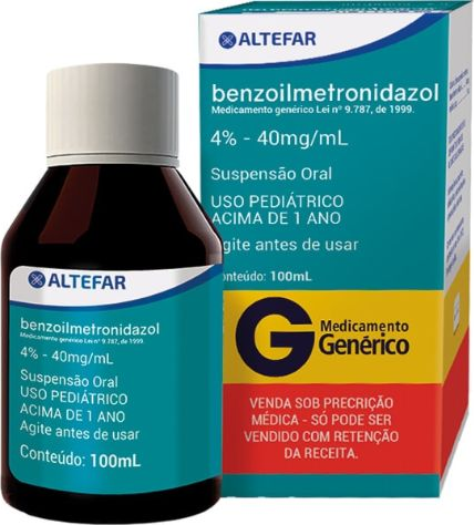 BENZOILMETRONIDAZOL 4% ORAL120ML EMS