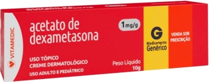 DEXAMETASONA 1MG CREME 10GR  - DEXAMEX -  VITAMEDIC