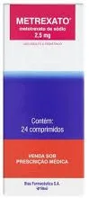 METREXATO 2,5MG CX 24 COMP BLAU