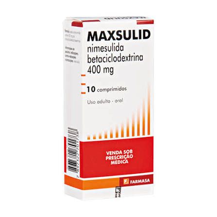 MAXSULID 400MG CX 10 COMP MANTECORP/FARMASA