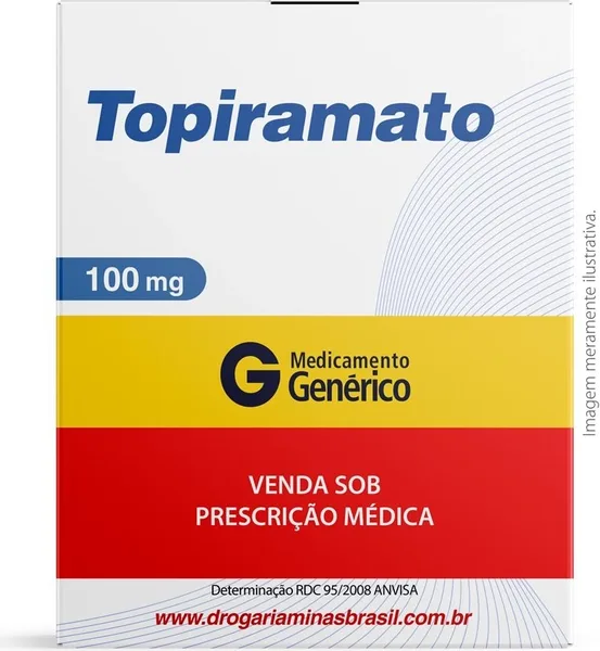 TOPIRAMATO 100MG CX 60 COMP EUROFARMA