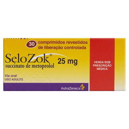 SELOZOK 25MG CX 30 COMP ASTRAZENECA
