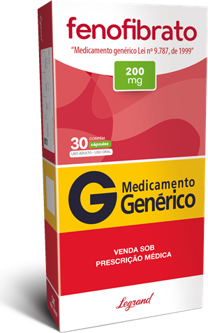 FENOFIBRATO 200MG CX 30 CAPS LEGRAND