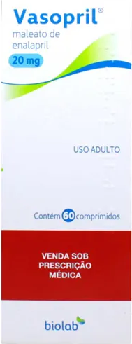 VASOPRIL 20MG CX 60 COMP BIOLAB