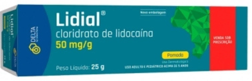 LIDOCAINA 50MG POM 25G - LIDIAL - CELLERA FARMA