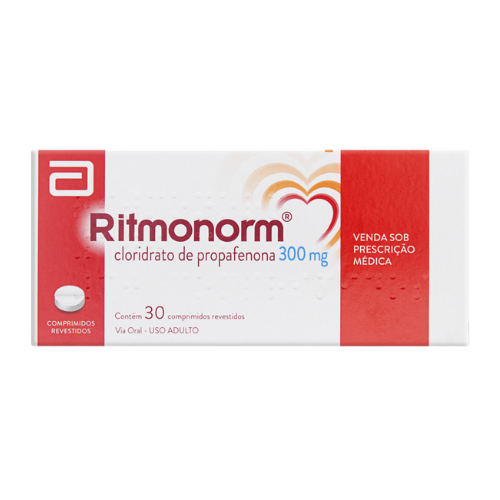 RITMONORM 300MG CX 30 COMP ABBOTT
