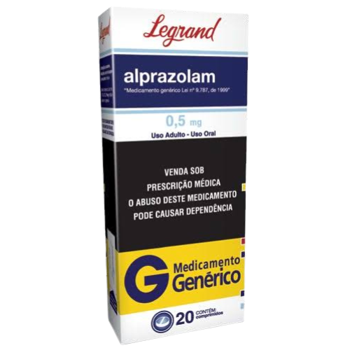 ALPRAZOLAM 0,5MG CX 30 COMP LEGRAND