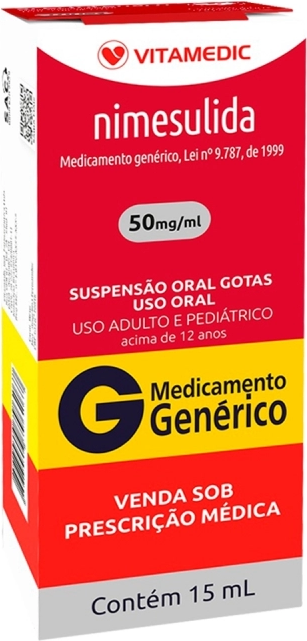 NIMESULIDA 50MG GTS 15ML VITAMEDIC