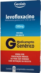 LEVOFLOXACINO 500MG CX 10 GEOLAB