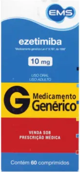 EZETIMIBA 10MG CX 60 COMP EMS