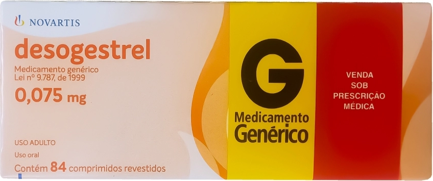 DESOGESTREL 75MCG CX 084 COMP NOVARTIS