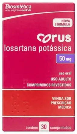 CORUS 50MG CX 30 COMP ACHE