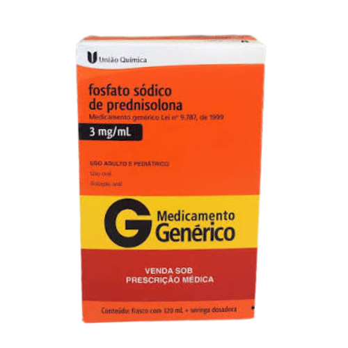 PREDNISOLONA 3MG 60ML UNIAO QUIMICA