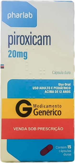 PIROXICAM 20MG CX 10 CAPS PHARLAB