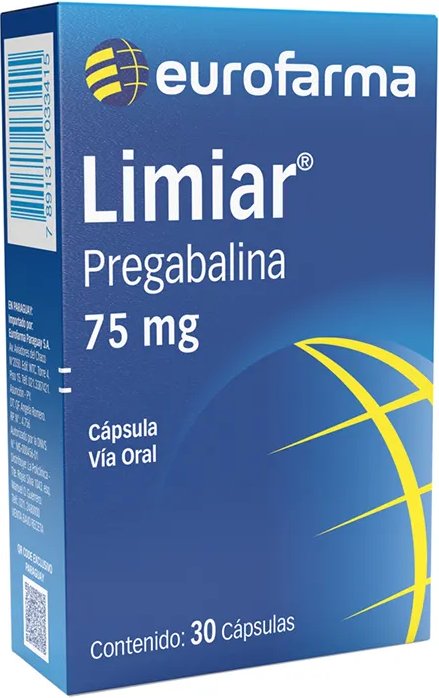 PREGABALINA 75MG CX 30  CAPS EUROFARMA