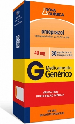 OMEPRAZOL 40MG CX 10 CAPS NOVA QUIMICA