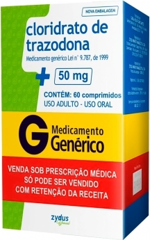 TRAZODONA 50MG CX 60 COMP ZYDUS NIKKHO