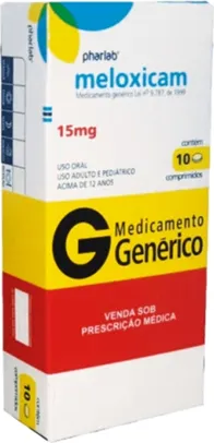 MELOXICAM 15MG CX 10 COMP PHARLAB