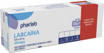 LIDOCAINA 50MG POM 25G PHARLAB