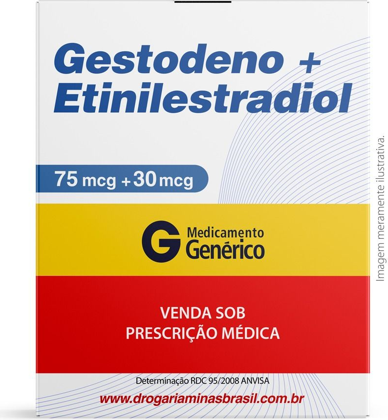 ETINILESTRADIOL+GESTONO 30/75MCG CX 21 COMP ACHE