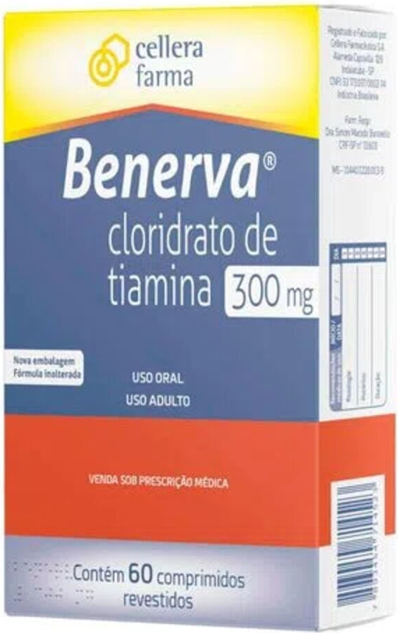 BENERVA 300MG CX 60 COMP CELLERA FARMA