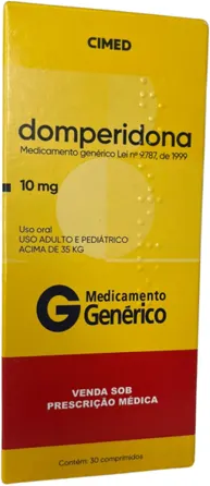 DOMPERIDONA 10MG CX 30 COMP CIMED