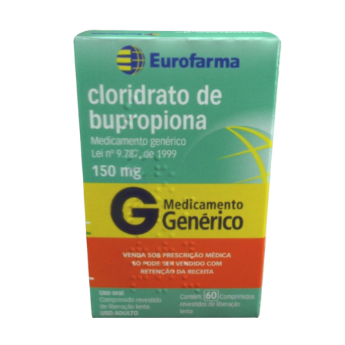 BUPROPIONA LP 150MG CX 60 COMP L EUROFARMA
