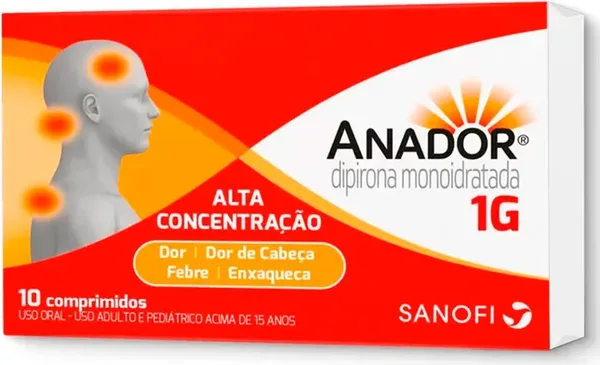 ANADOR 1G CX 10 COMP SANOFI/MEDLEY