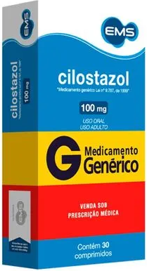 CILOSTAZOL 100MG CX 30 COMP EMS