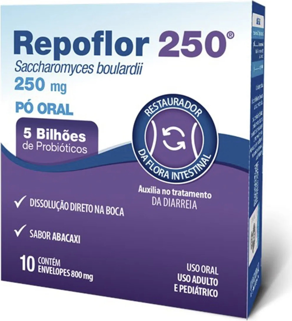 REPOFLOR 250MG CX 10 SACHES LEGRAND OTC