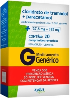 TRAMADOL+PARACETAMOL 37,5+325MG CX 20 COMP ZYDUS NIKKHO