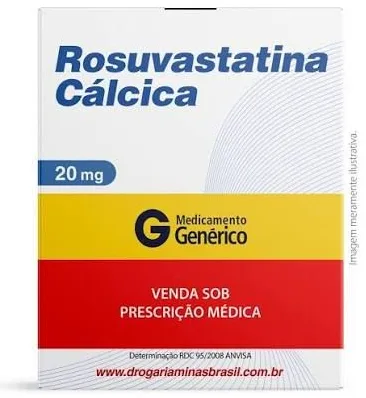 ROSUVASTATINA CÁLCICA 20MG - CX C/ 60 COMP REV