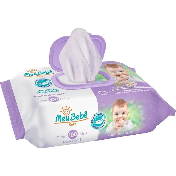 TOALHA UMED MEU BEBE SOFT 100UN