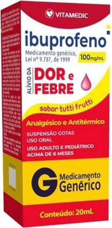 IBUPROFENO 100MG 20ML VITAMEDIC