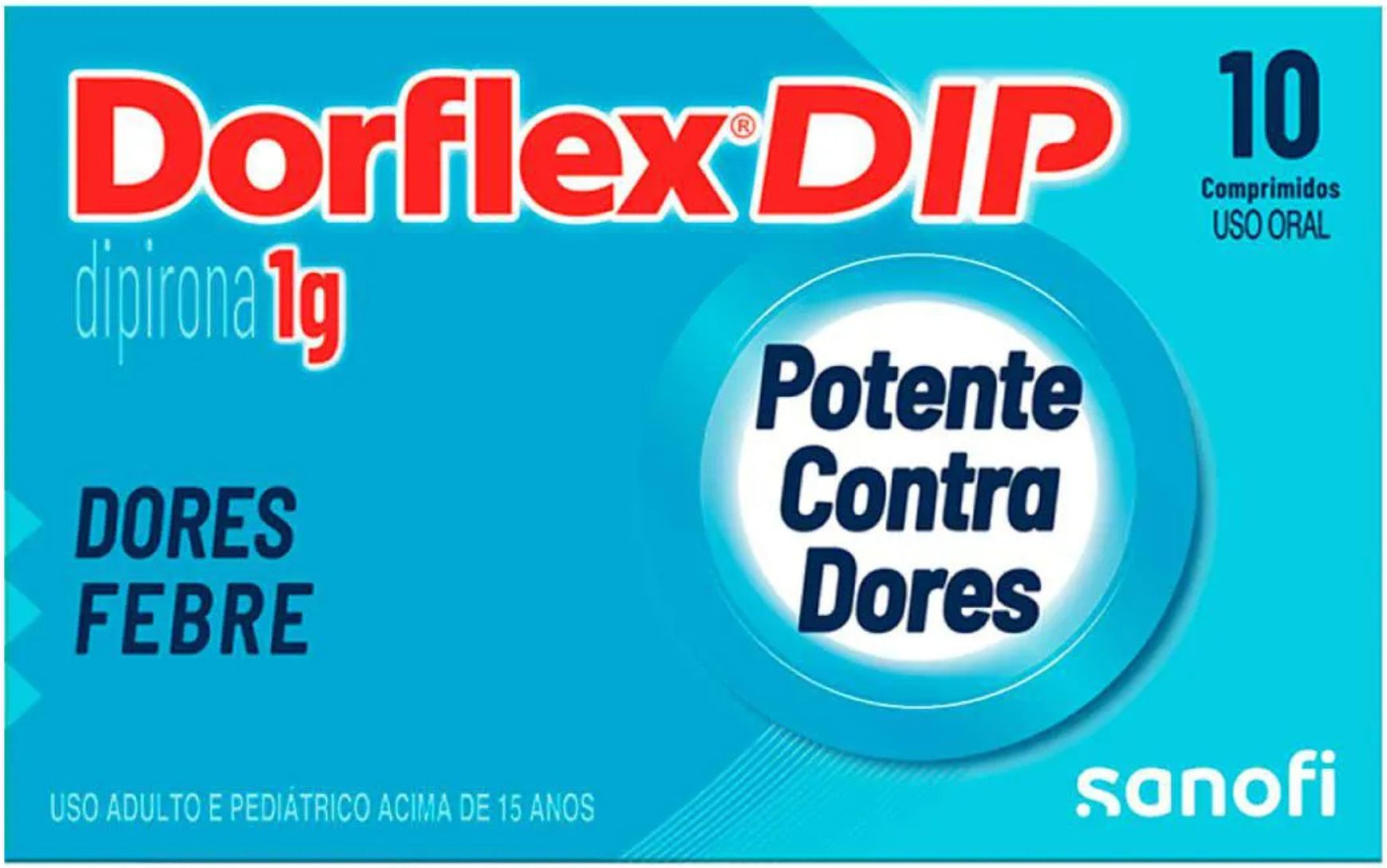 DORFLEX DIP 1G CX 10 COMP SANOFI/MEDLEY