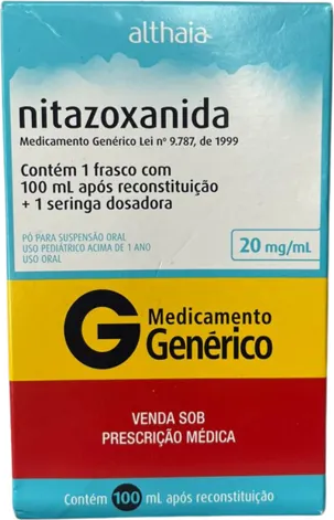 NITAZOXANIDA 20MG 100ML ALTHAIA
