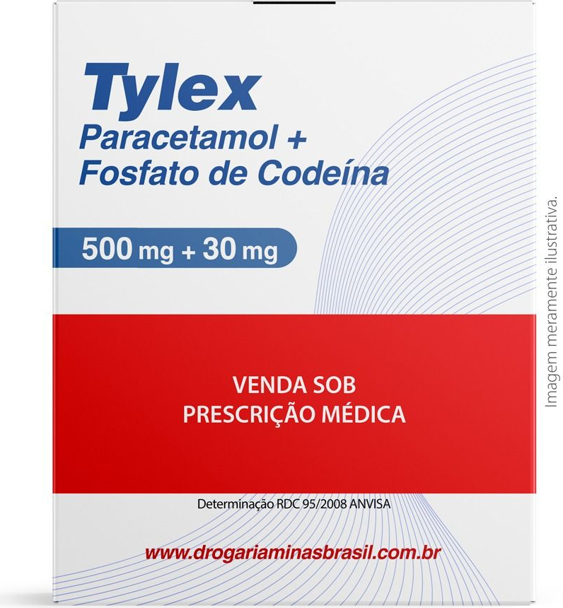TYLEX 500+30MG CX 36 COMP CELLERA FARMA