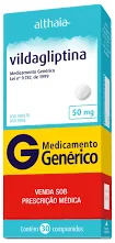VILDAGLIPTINA 50MG CX 30 COMP ALTHAIA