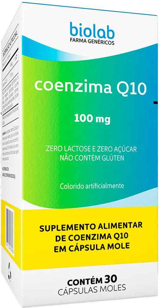 COENZIMA Q10 100MG CX 30 COMP BIOLAB